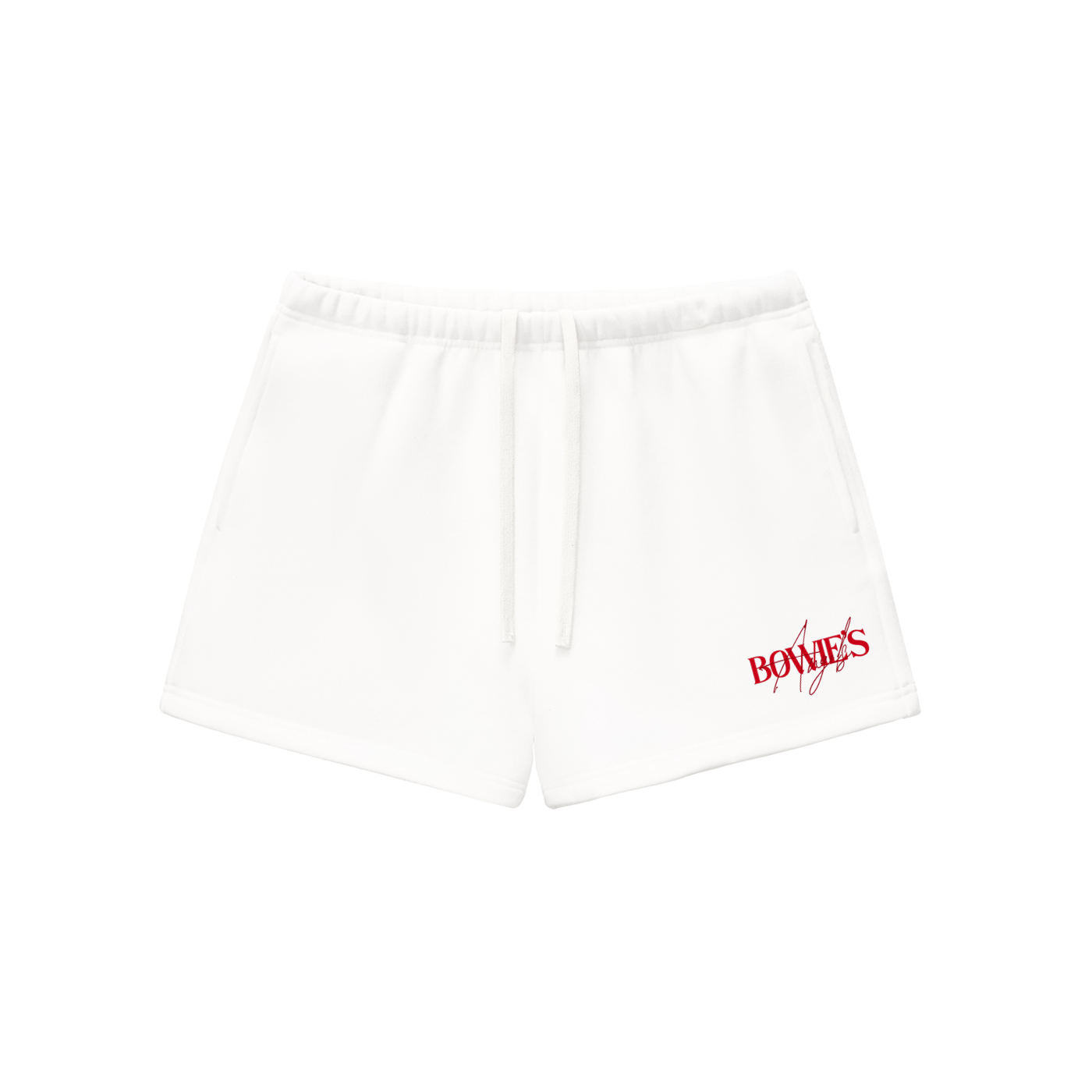 Nevaeh Shorts- White & Rosso