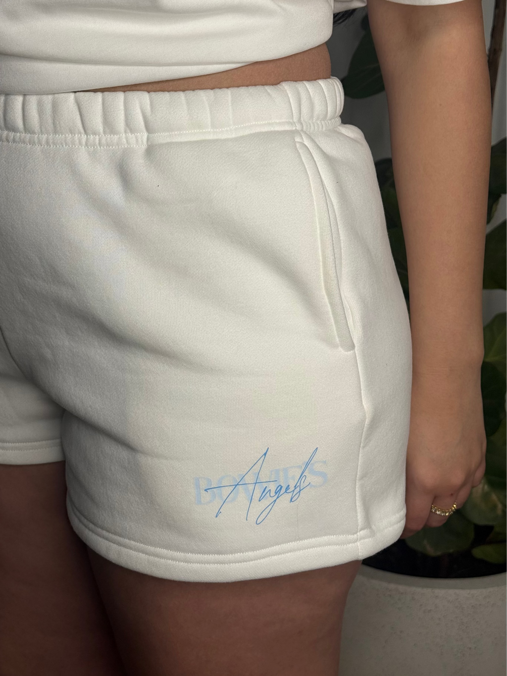 Nevaeh Short - White & Azure