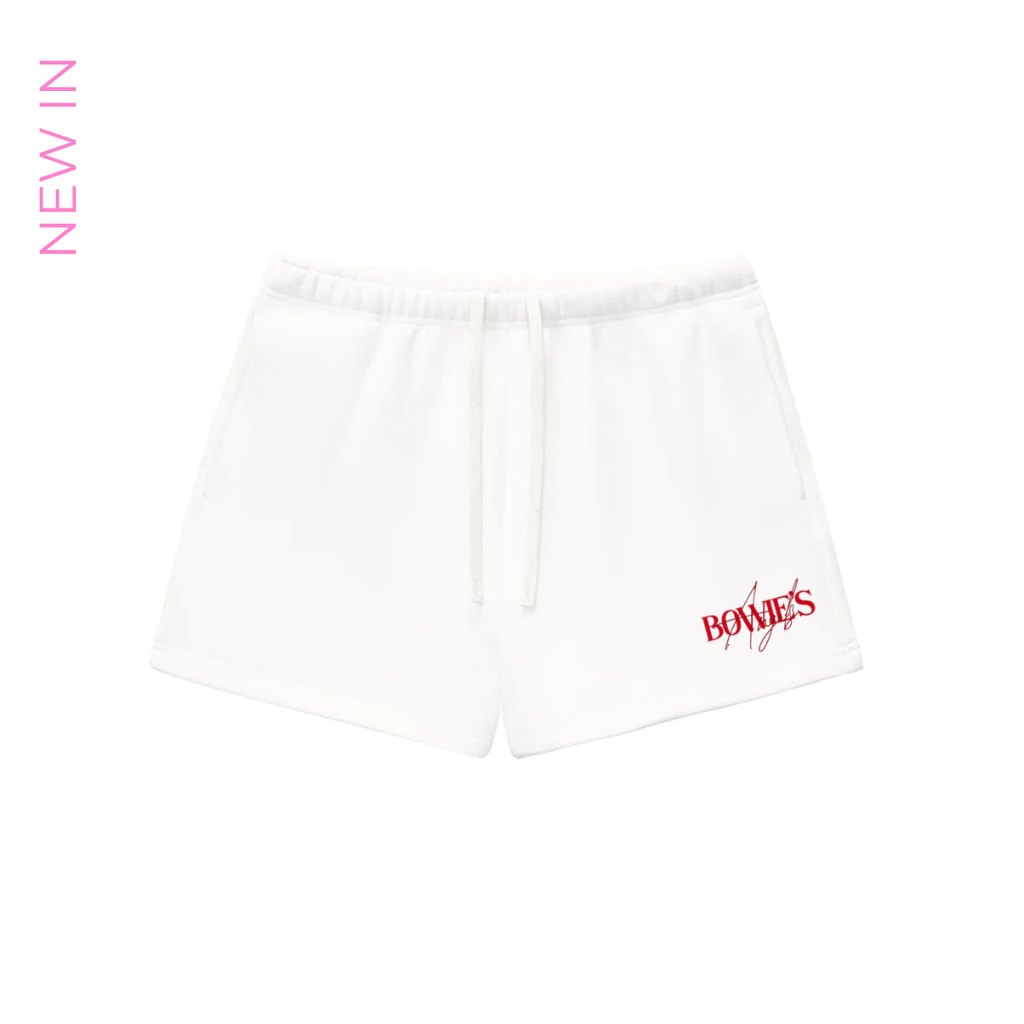 Nevaeh Shorts- White & Rosso