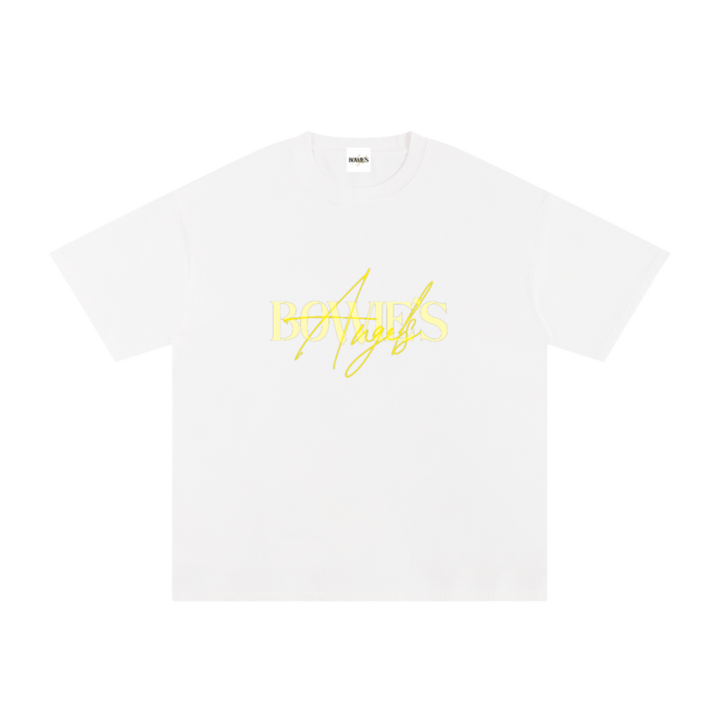 Seraphina T-Shirt - White & Limoncello